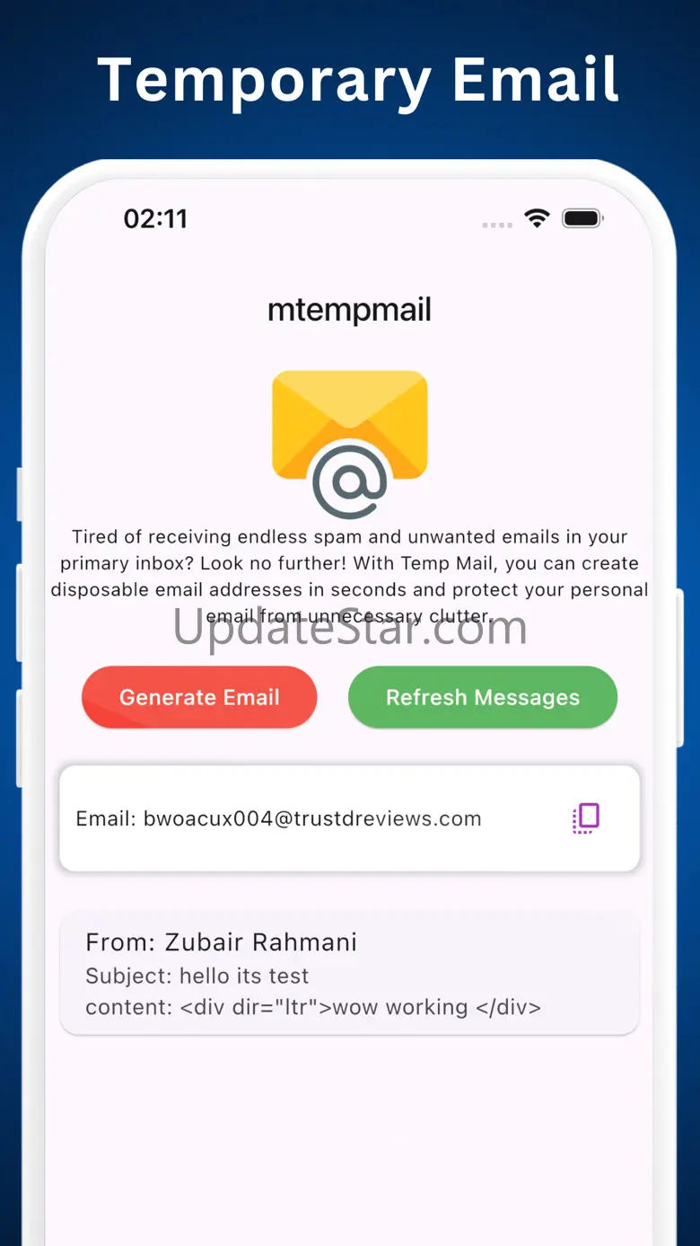 Temp Mail by mtempmail.com 7