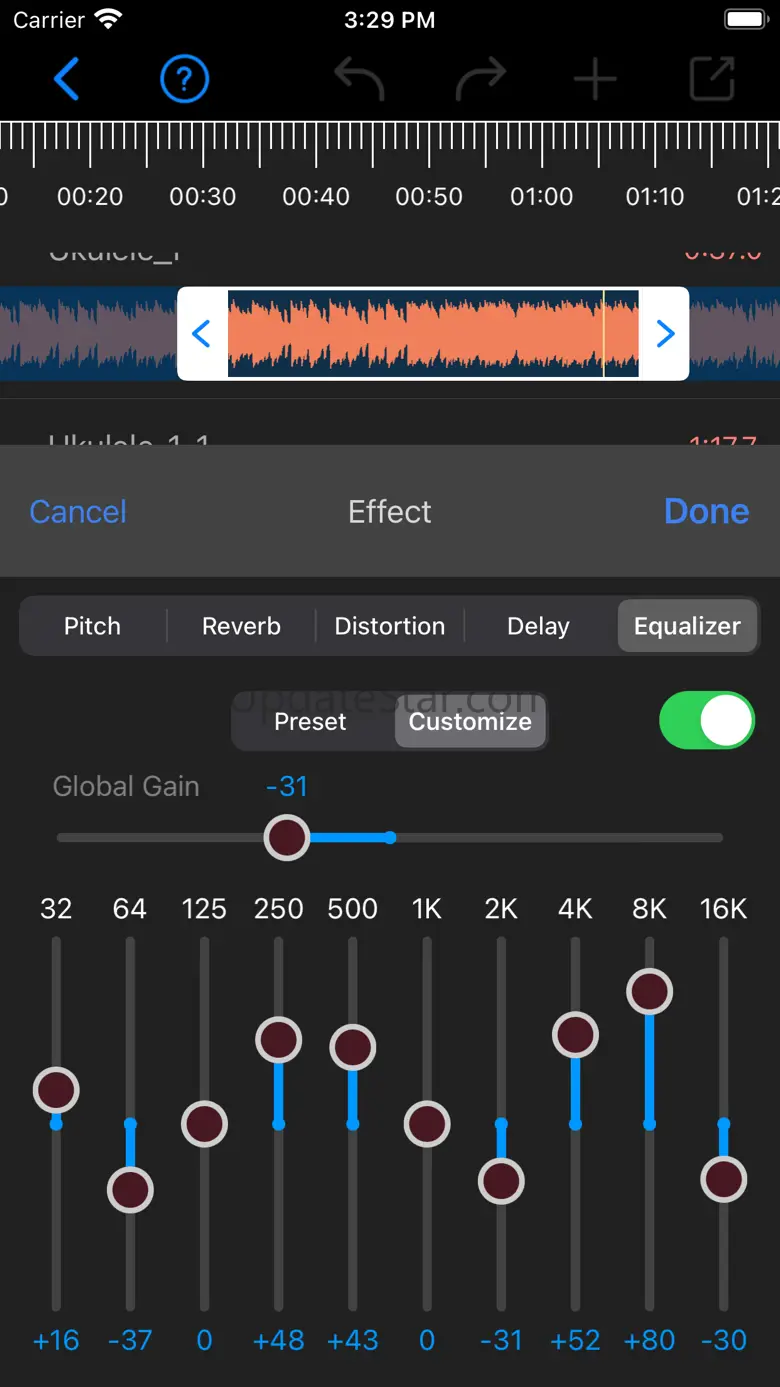 Audio Editor - Music Booster 1.5