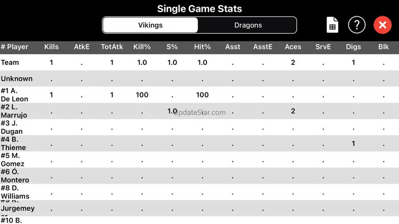 Volleyball Scorebook + Stats 10.0.101