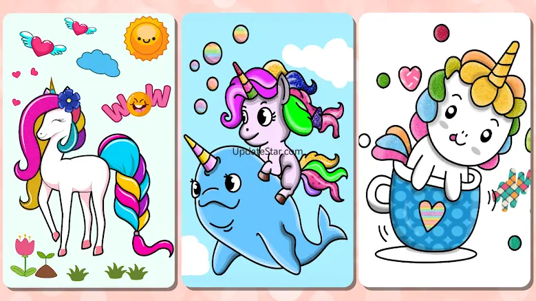 Unicorn Coloring Girl Games 4.6