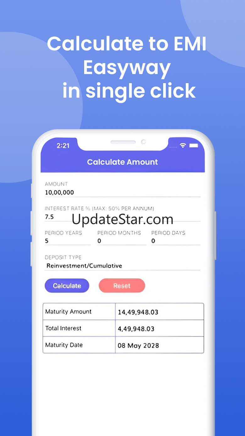 Easy EMI Calculator 1.2.2