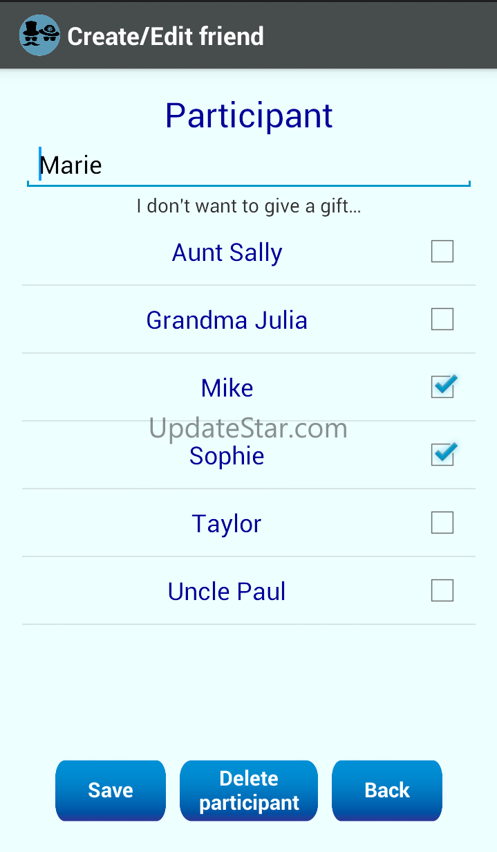 Secret Santa App v1.03