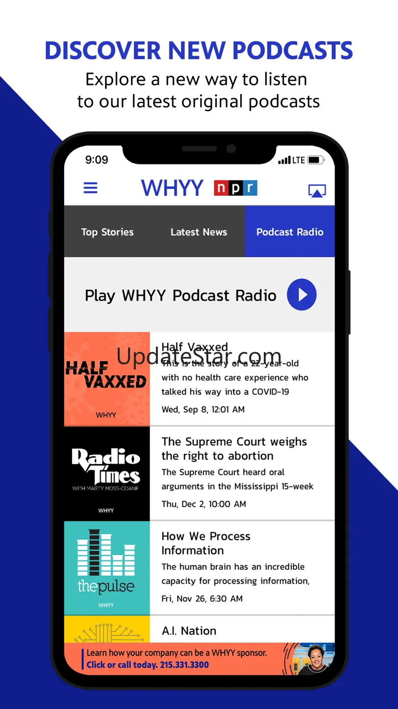 WHYY Listen: News & Podcasts 2.0.2