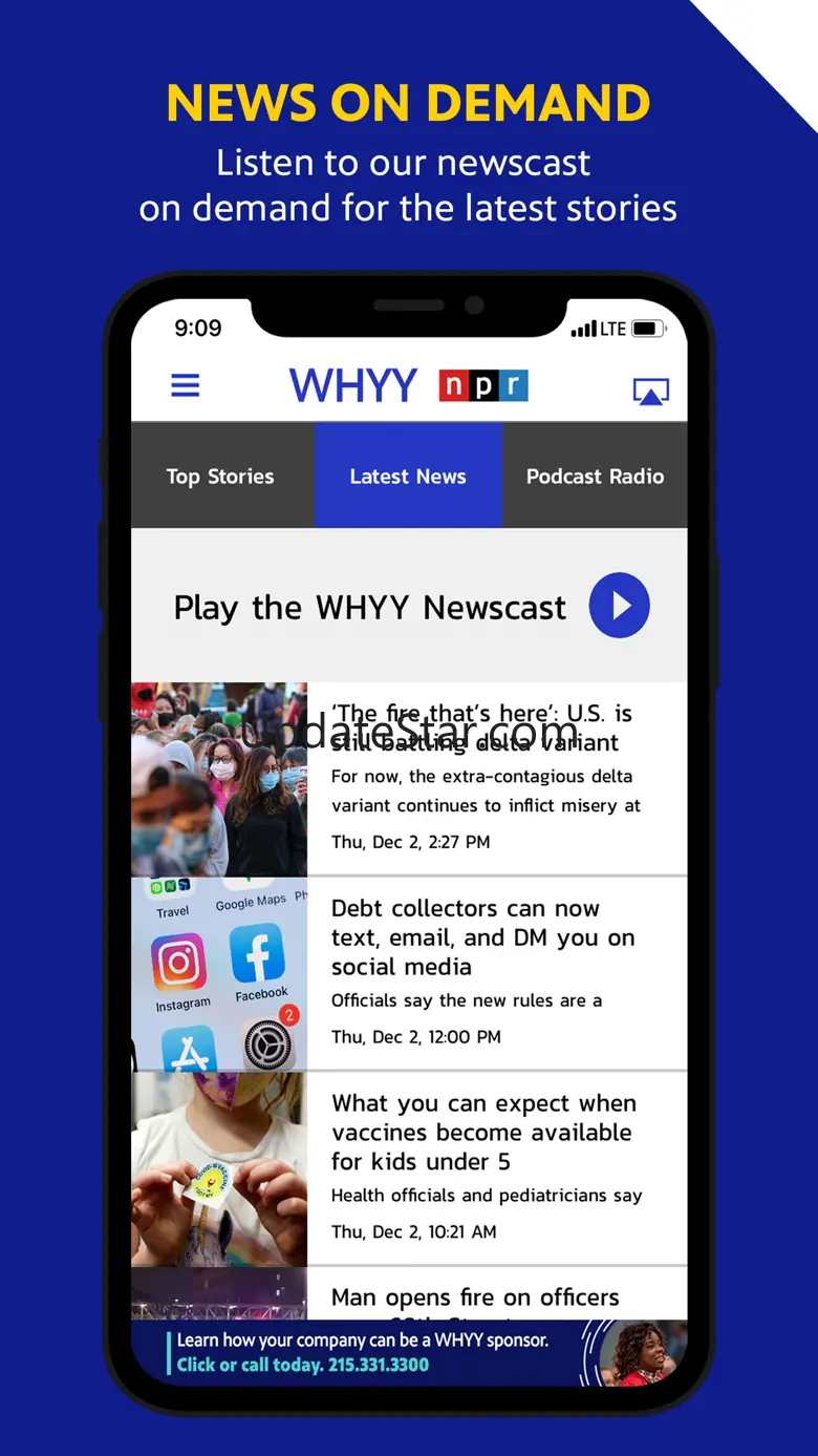 WHYY Listen: News & Podcasts 2.0.2