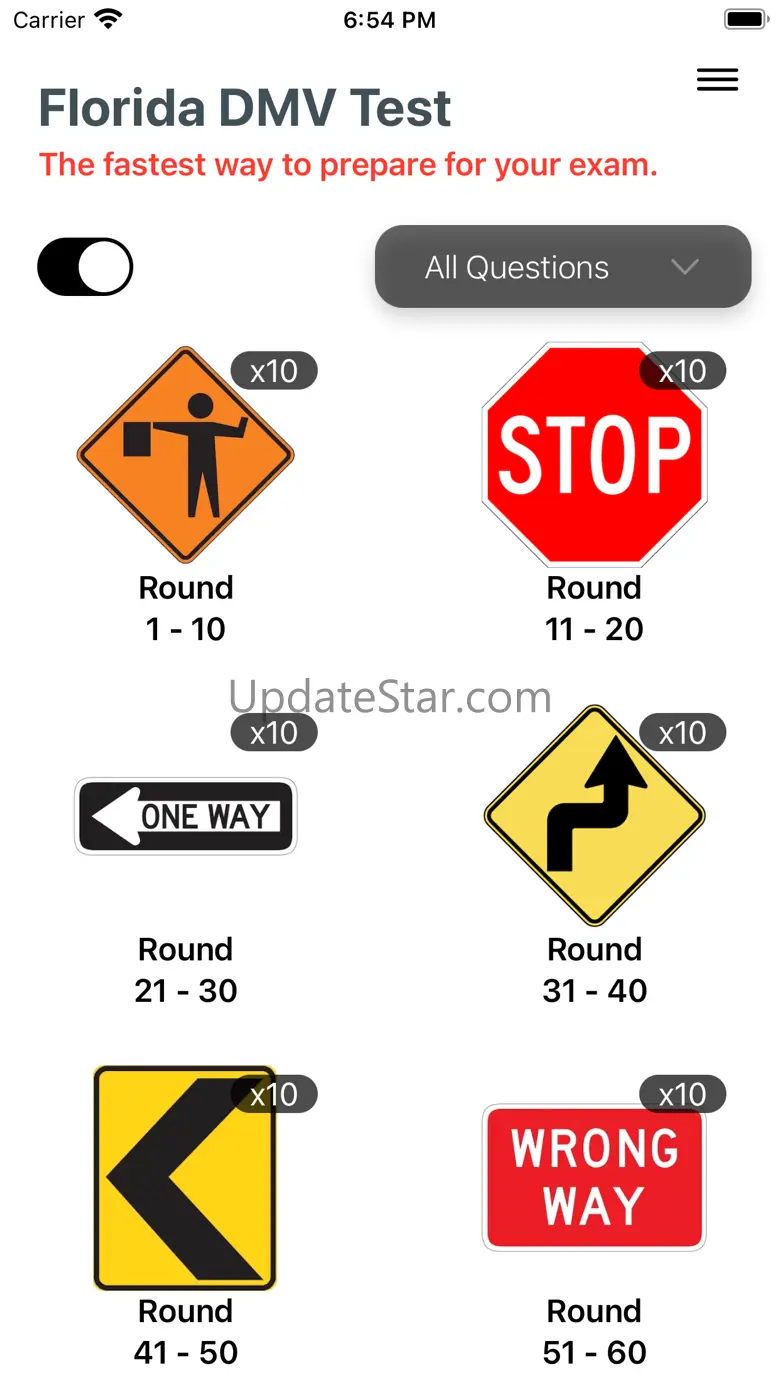 Florida DMV Test 2024 5.7