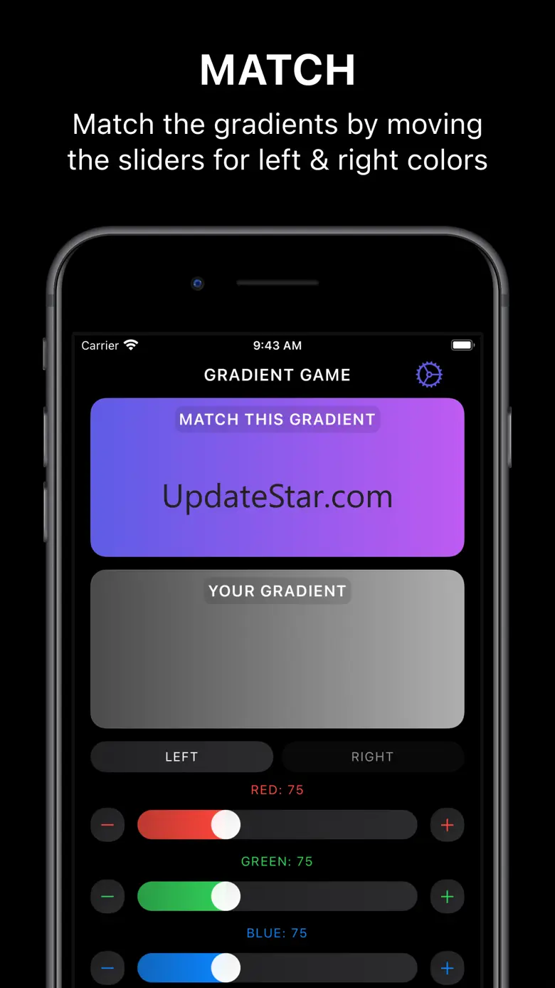 Gradient Match Game: Descent 3.1.0