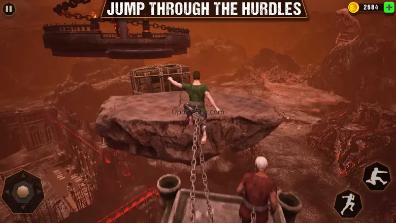 Chained Way Up Parkour Run 7