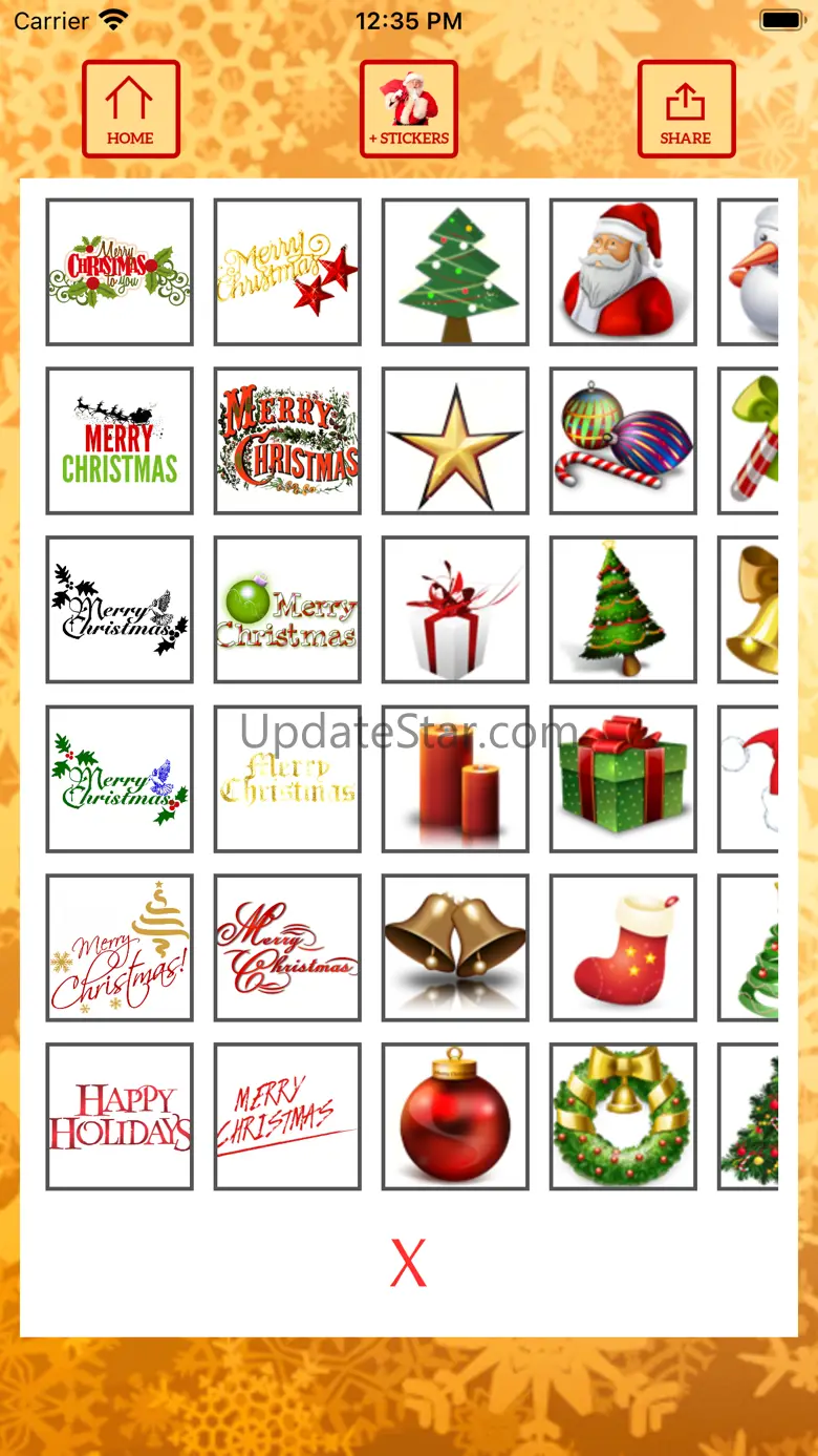 Christmas stickers and cards 1.3