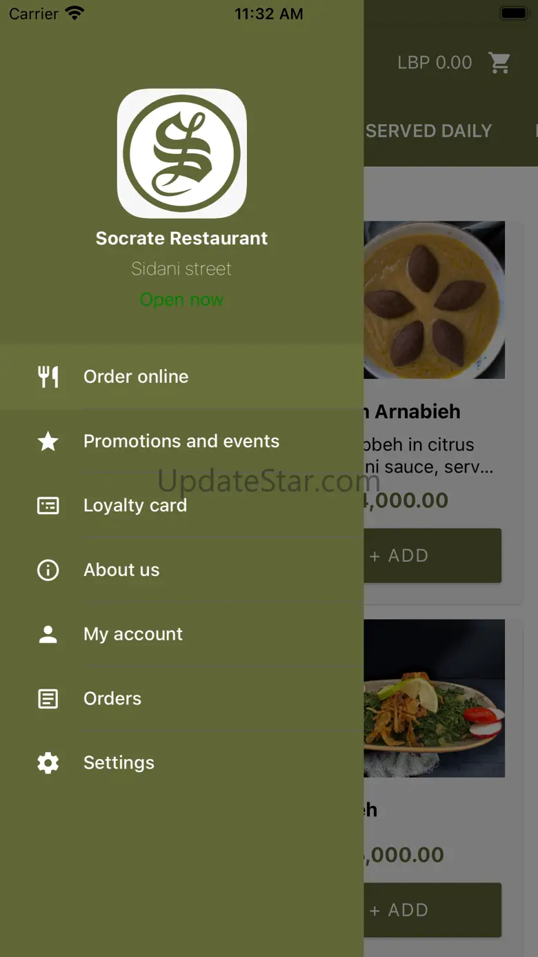 Socrate Restaurant 3.1.0