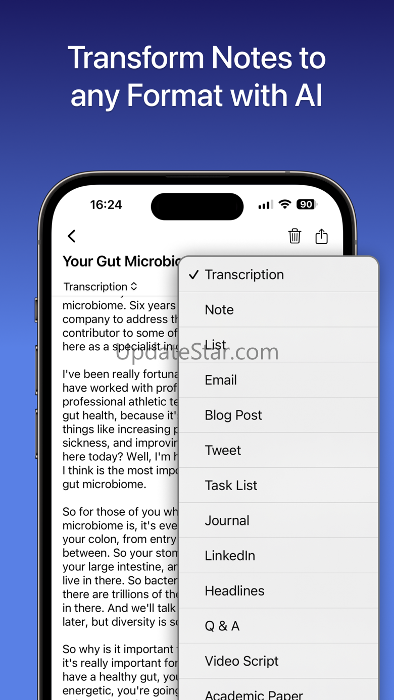 Voice Memos: Audion AI 1.0.2