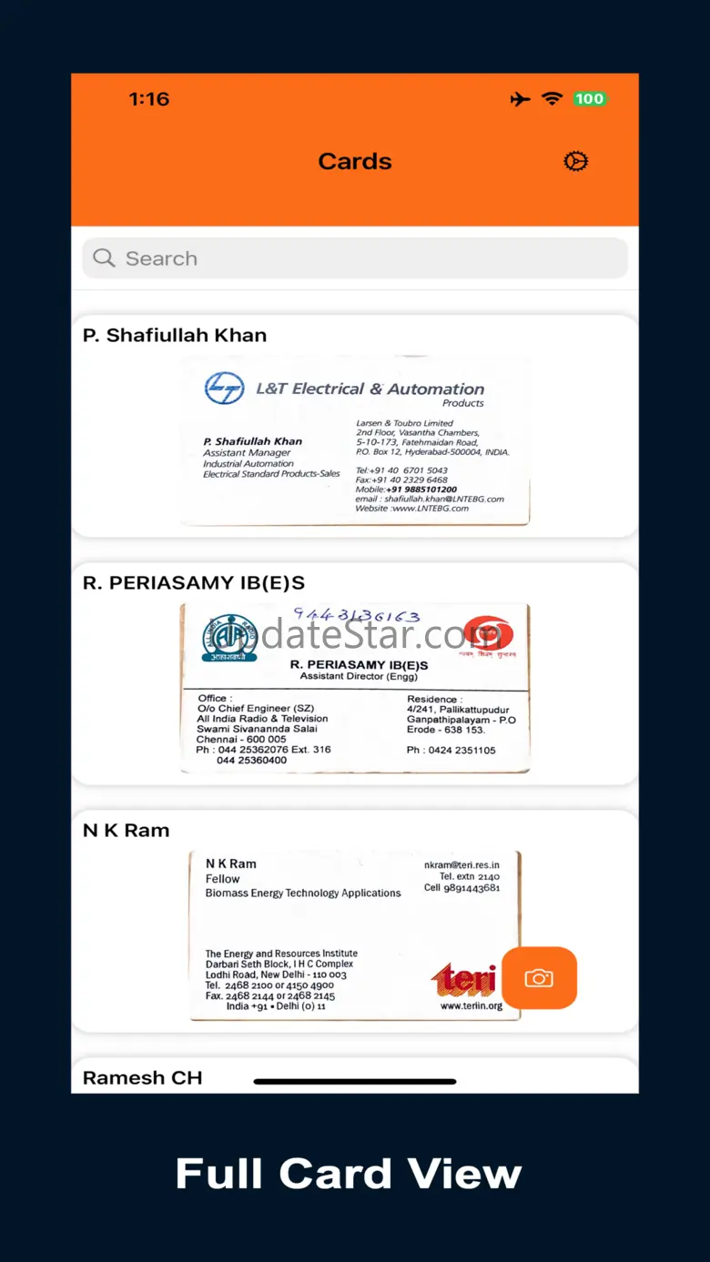 AI Business card scanner 1.10