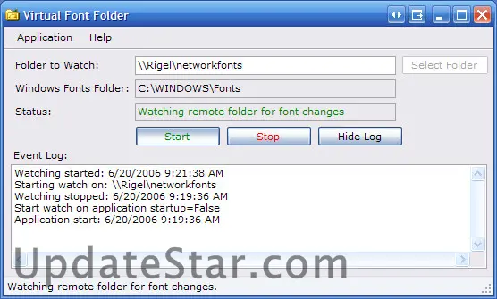 Virtual Font Folder 1.4