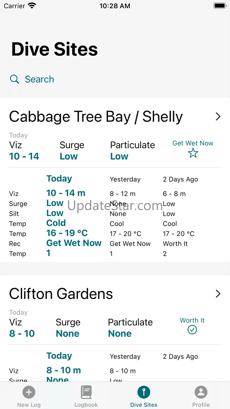Viz App - Diving Conditions 1.15