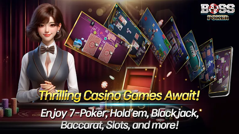 BossPoker - BJ Holdem Baccarat 446