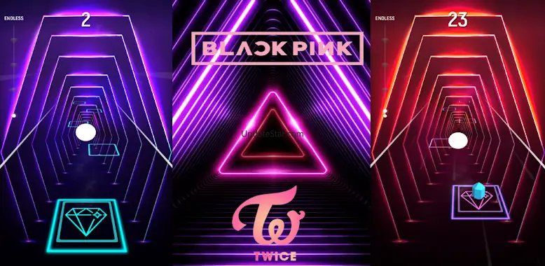 BLACKPINK vs TWICE Tiles Hop 3