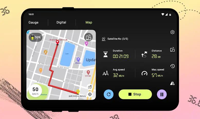 GPS Speedometer: Route Tracker 1.1