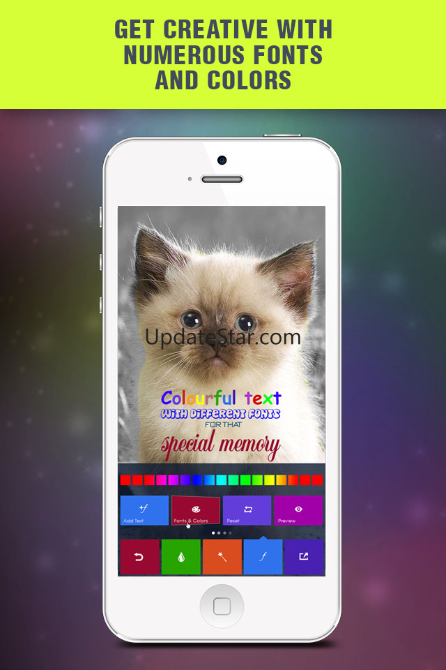 Blender Photo Editor FREE - Create quirky twins fx with artsy fonts "for FB, dropbox, twitter, hotmail & flickr" 1.1