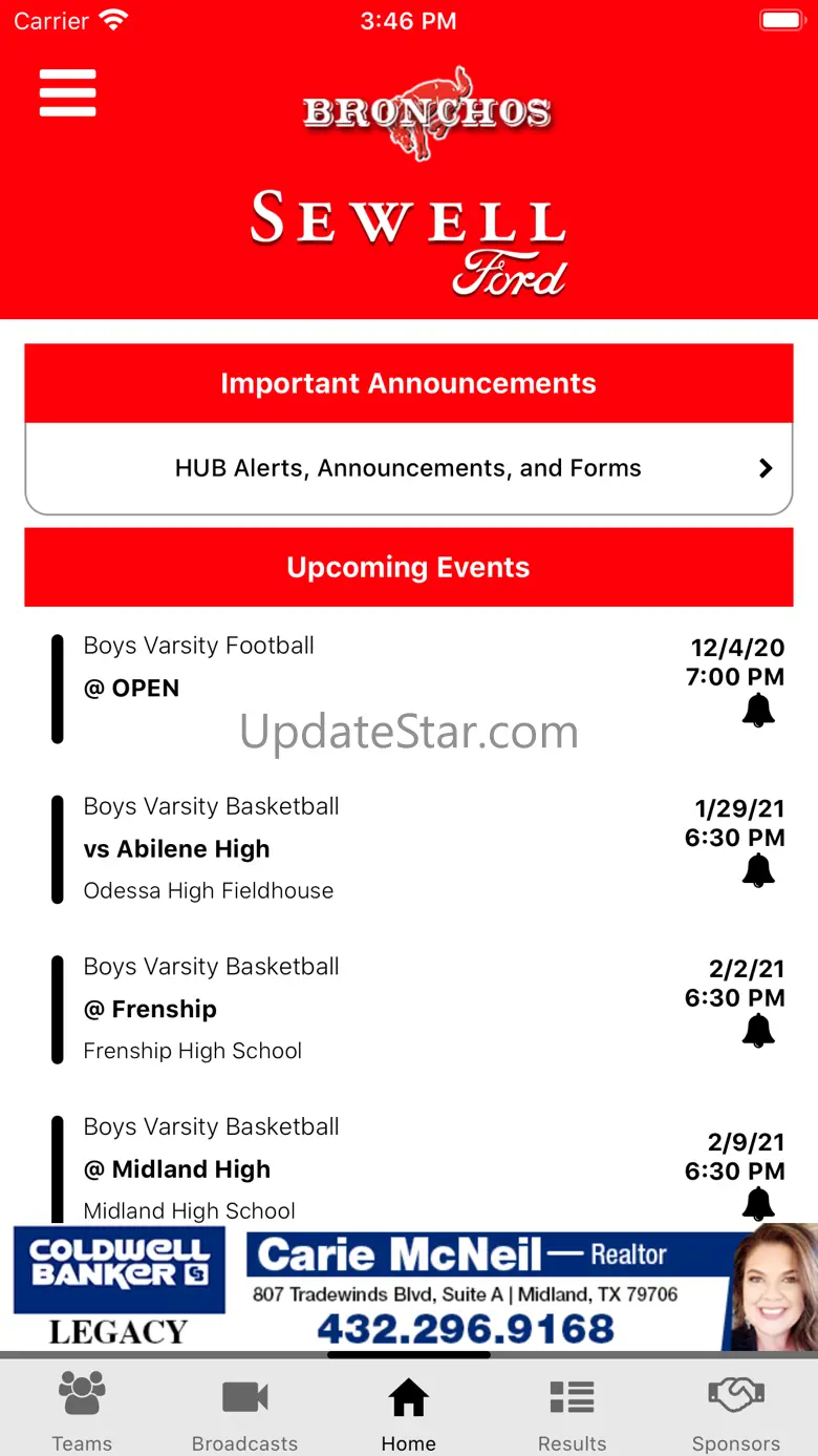 Odessa Bronchos Athletics 5.4.0