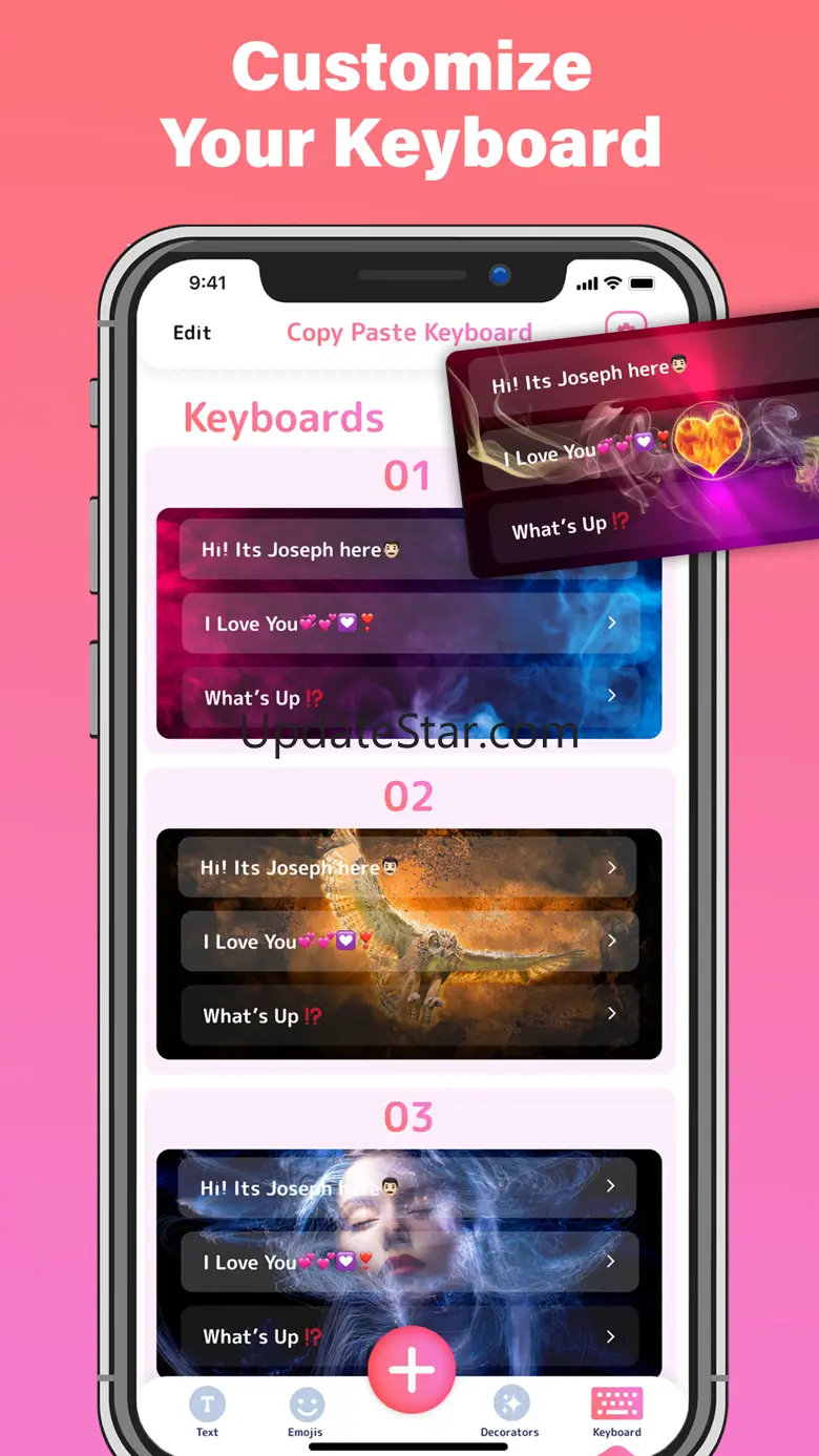 Auto Text Paste • Keyboard 1.1.1