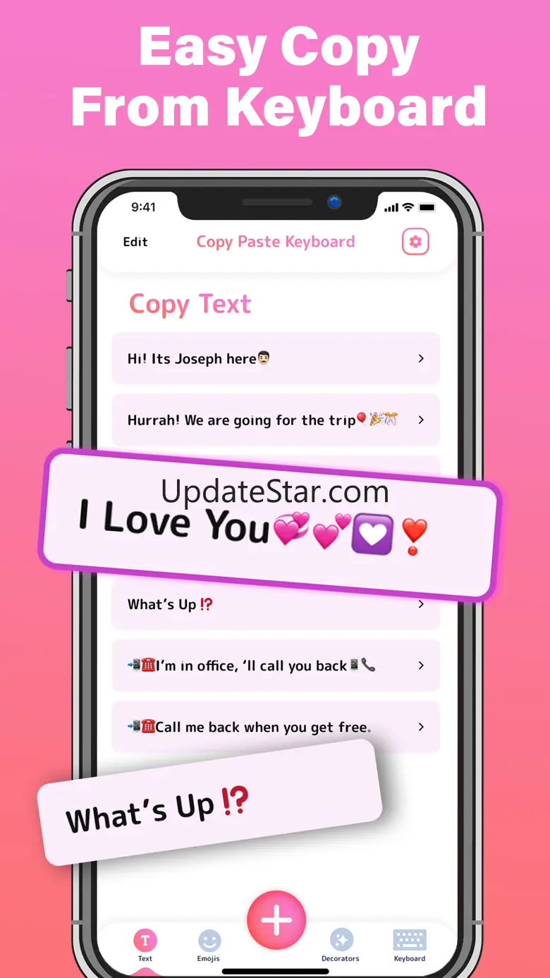 Auto Text Paste • Keyboard 1.1.1