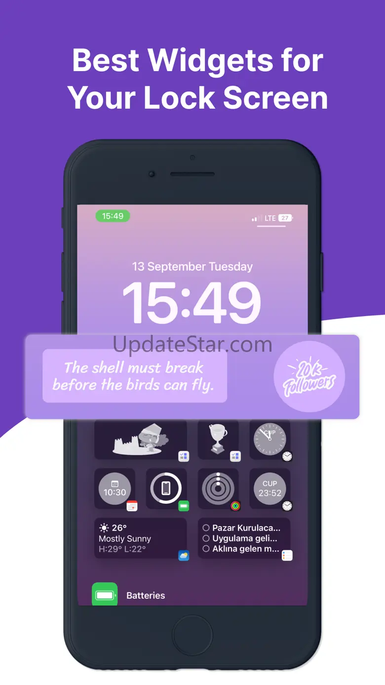 Lock Screen Widgets Maker 1.0