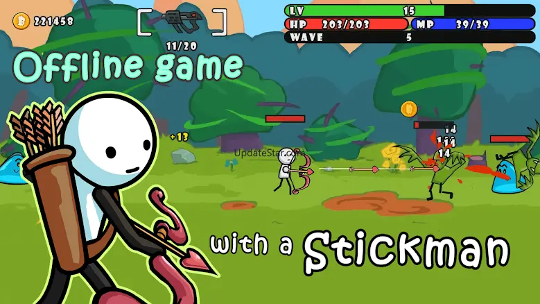 One Gun Stickman offline games 73