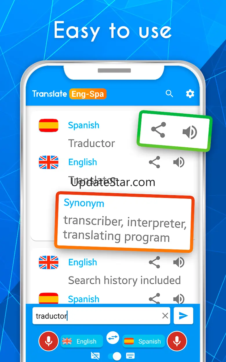 English Spanish AI Translator 86.0