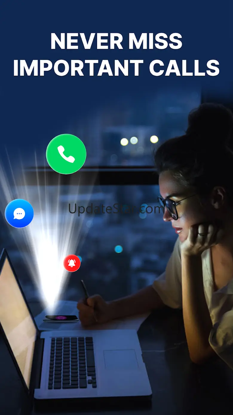 Flash Alert on Call and SMS 34.0