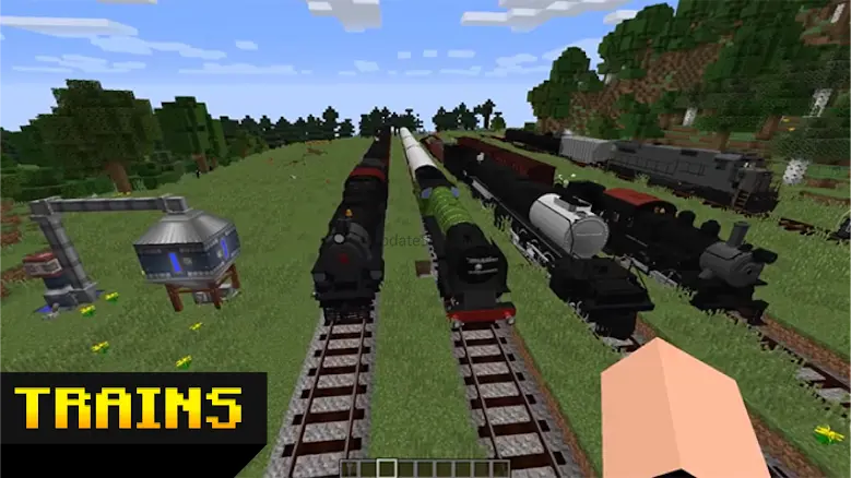 Train mod for minecraft 4.6.457