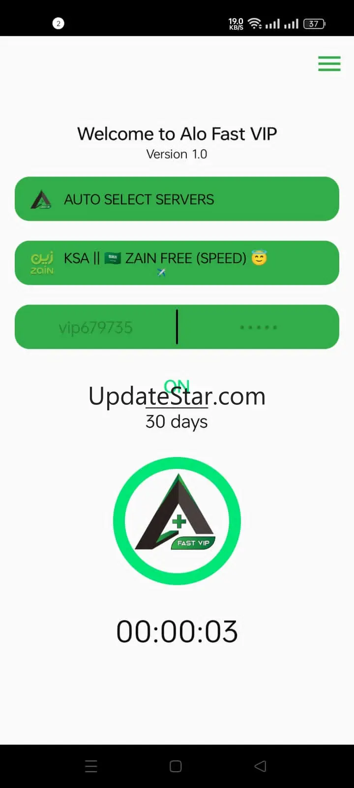 Alo Fast UDP VPN isvsoft 10.3.8