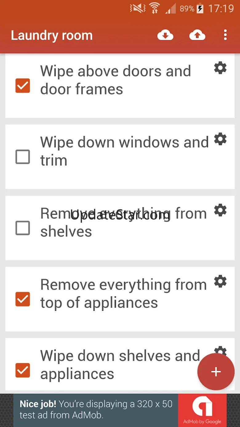Cleaning Checklist 2.5.3