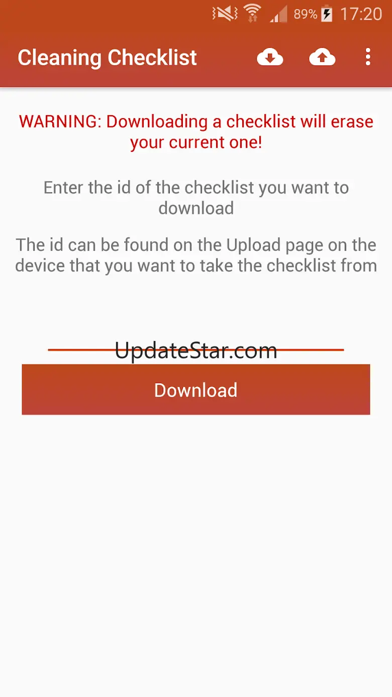 Cleaning Checklist 2.5.3