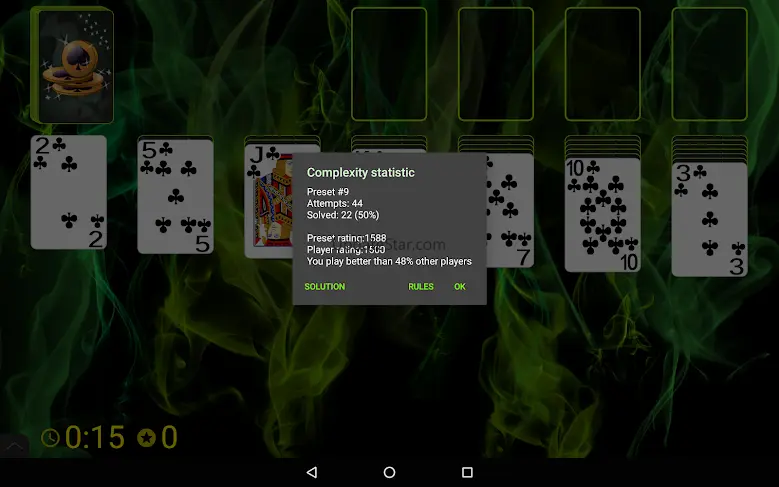 Spiderette Solitaire 5.4.2554