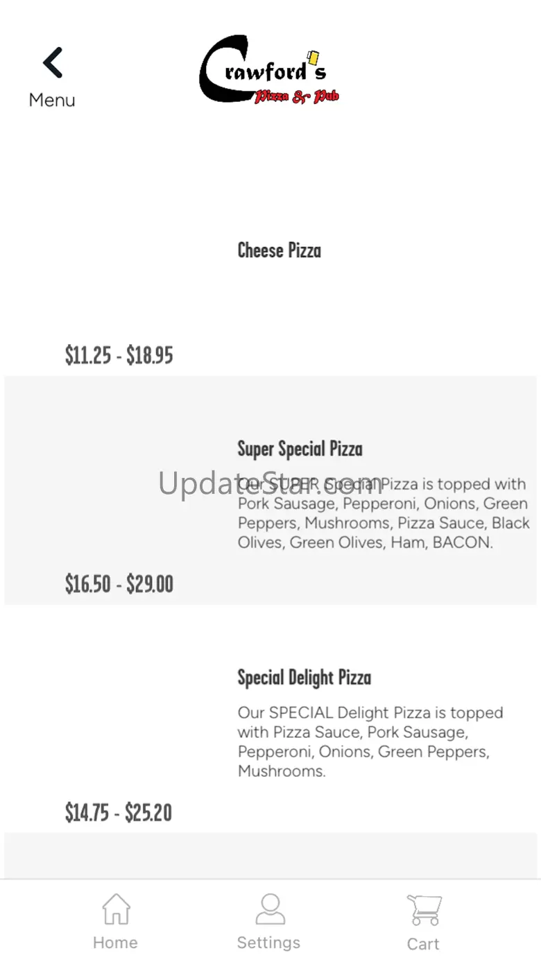 Crawford’s Pizza & Pub 4.13.0