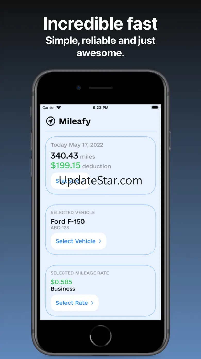 Mileage Tracker & Log Mileafy 7.31
