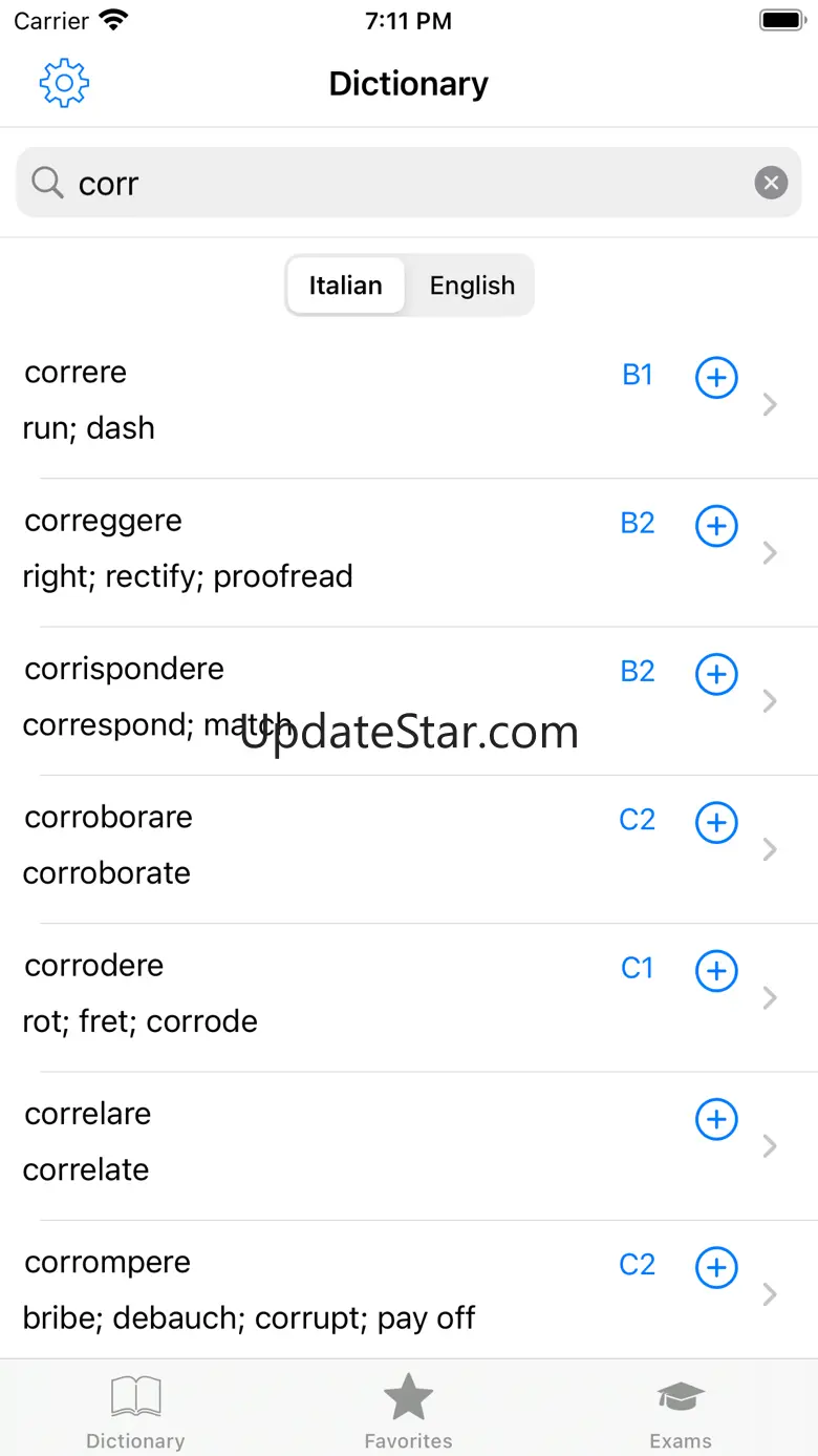 Italian dictionary：learn words 4.2