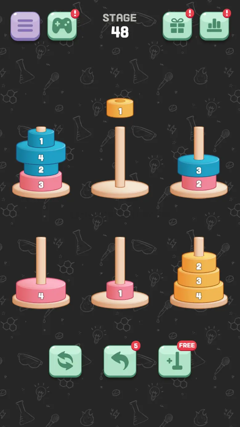 Tower of Hanoi Sort 1.0.9