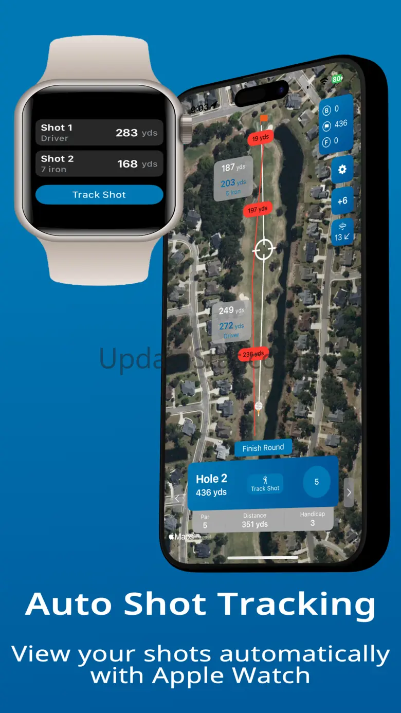 Scratch Golf GPS Range Finder 1.4