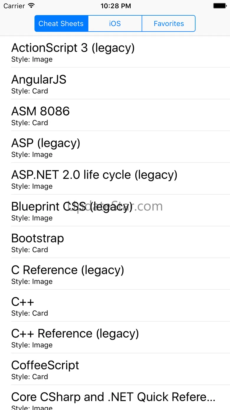Developer - Cheat Sheets & iOS 5.0.1