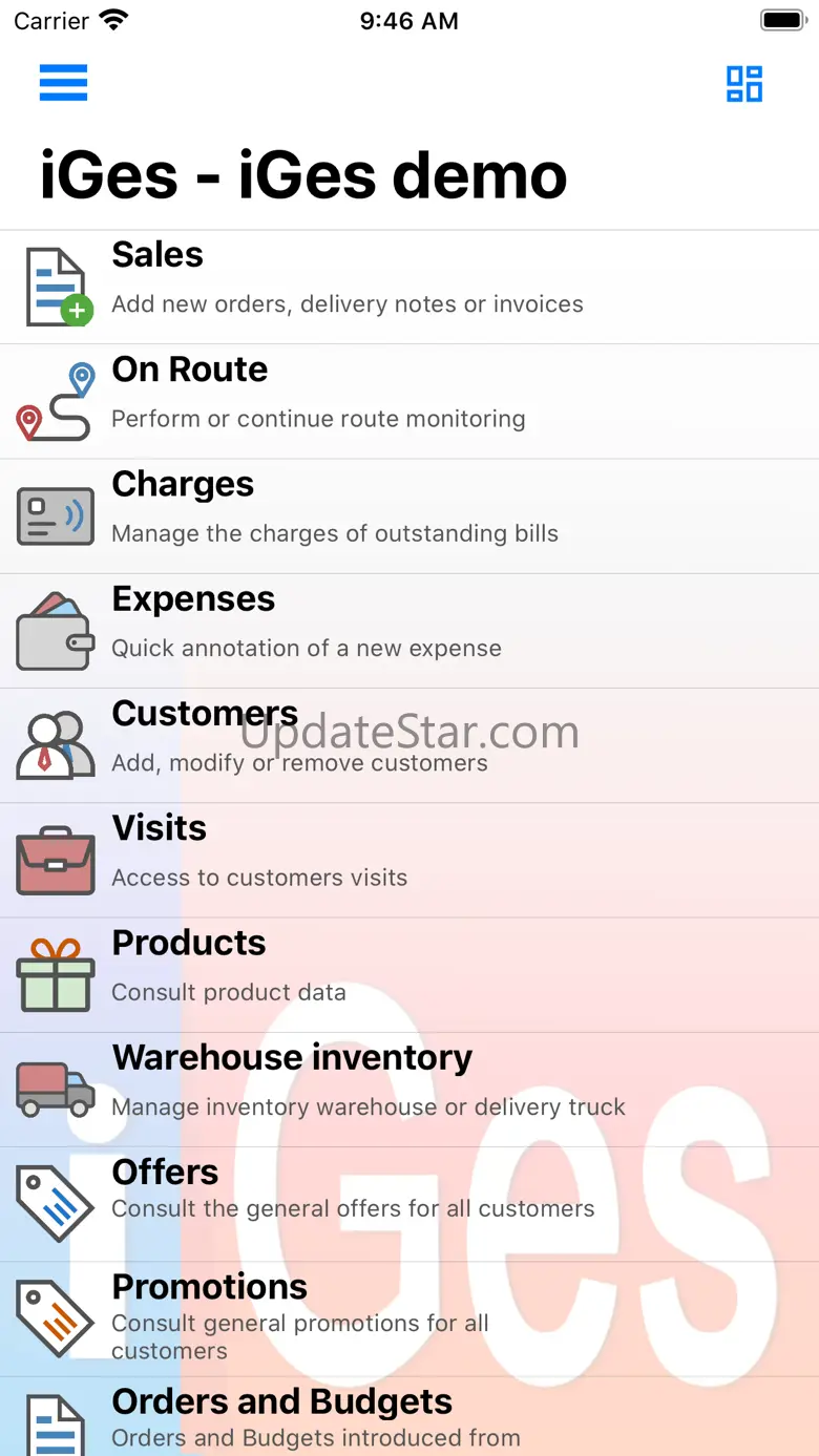 iGes - Sales management 1.94