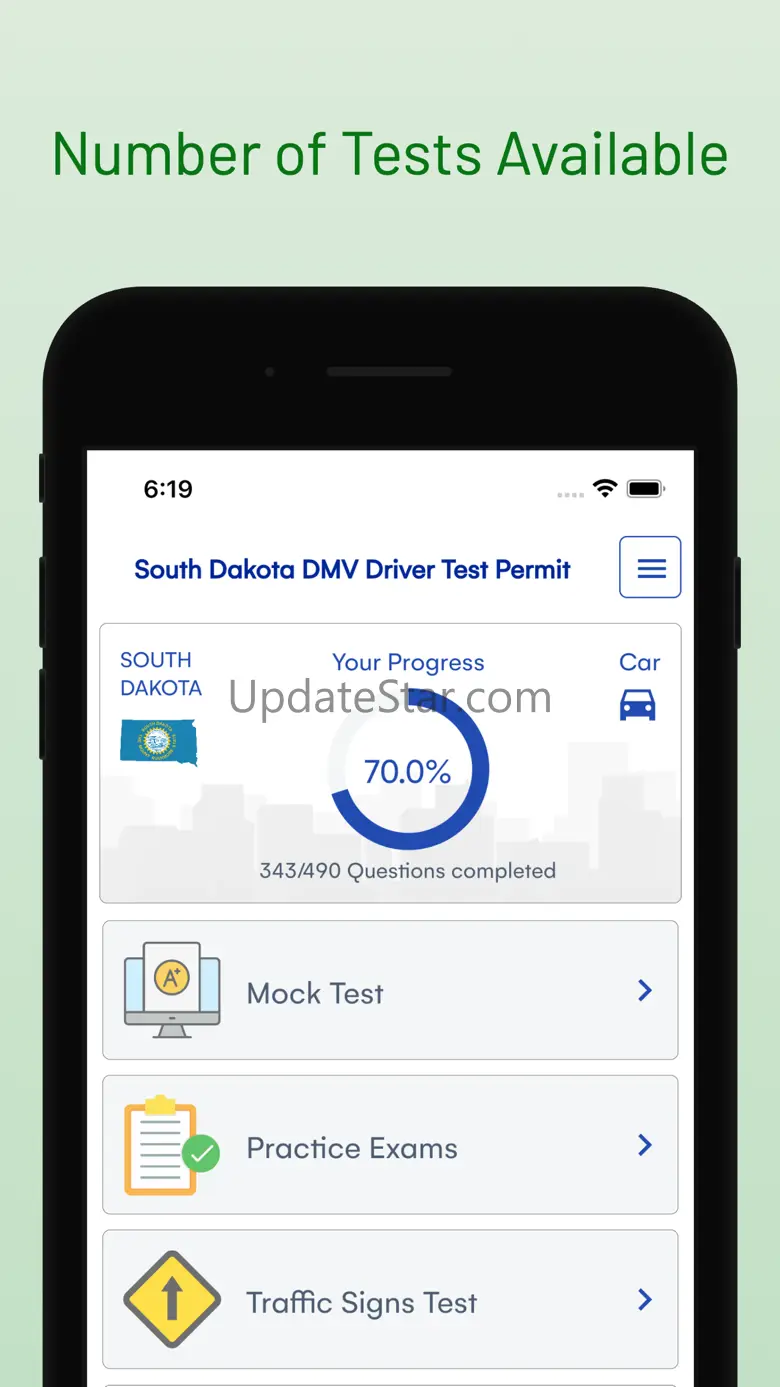 SD DMV Drivers Permit Test 2.0