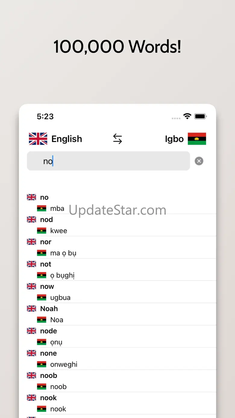 Igbo-English Dictionary 1.2