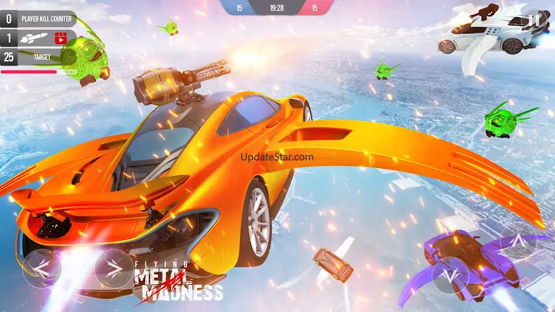 Flying Car Robot Shooting Game 9.9.18