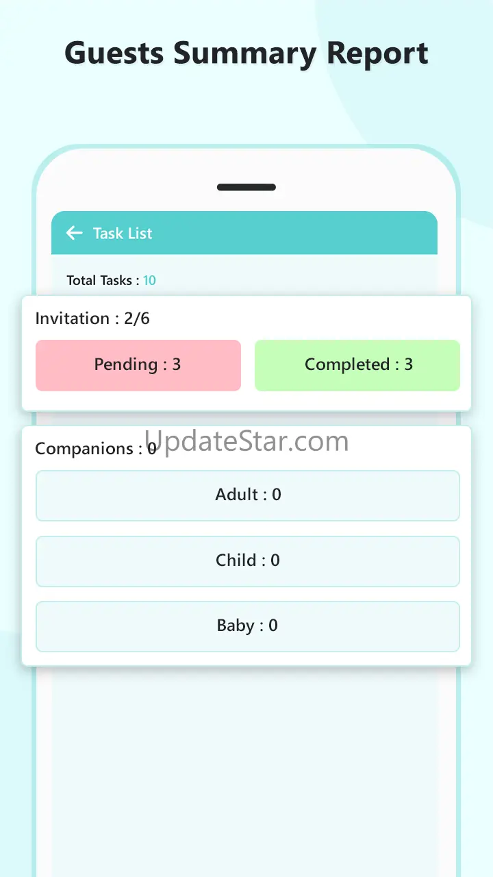 Event Planner - Guests, Todo 1.5