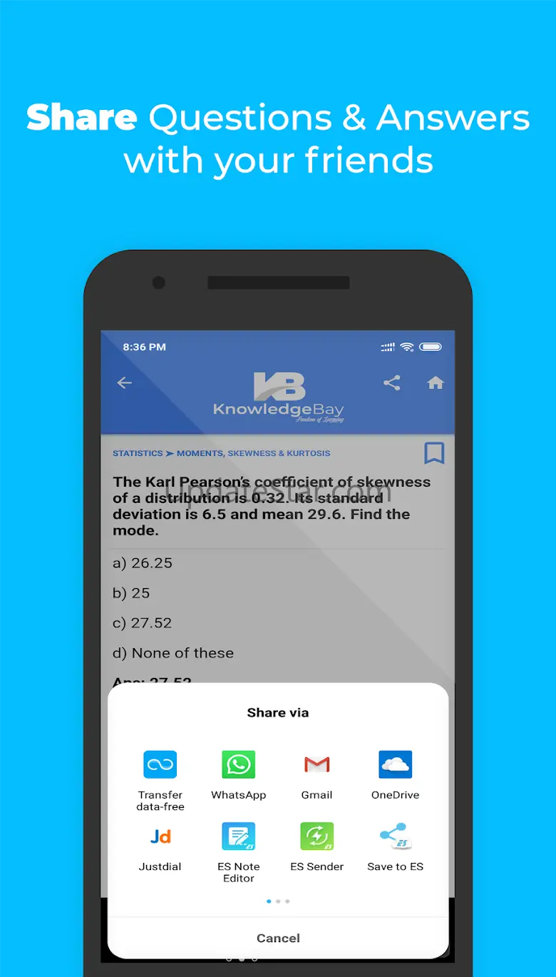 C.U. B.Com. MCQ KnowledgeBay 15.3