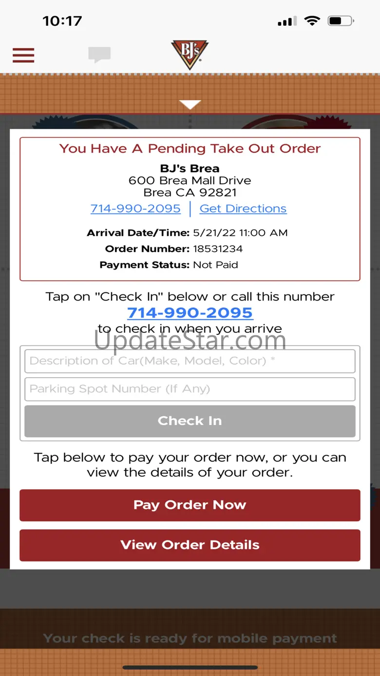 BJ's Restaurants 4.7.0