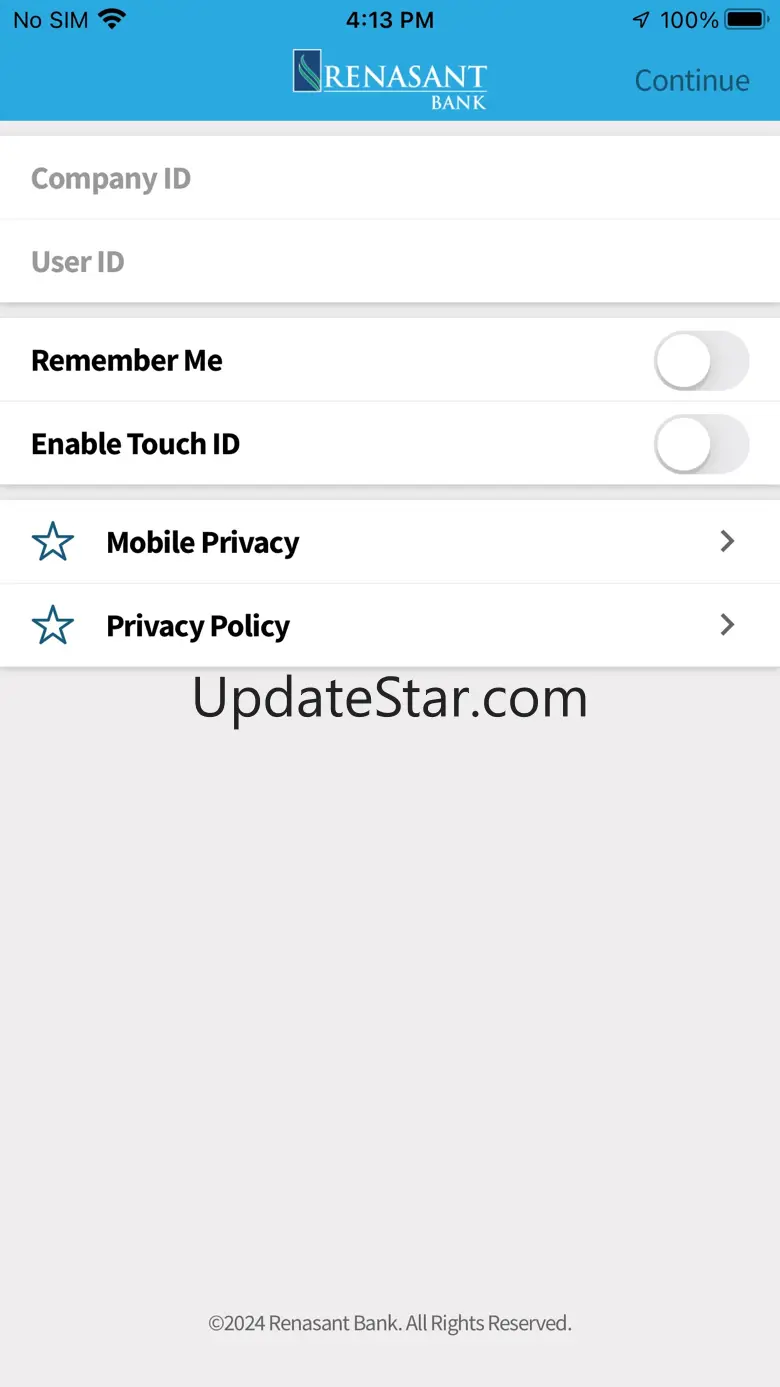RenasantBiz for iPhone 6.0.3507