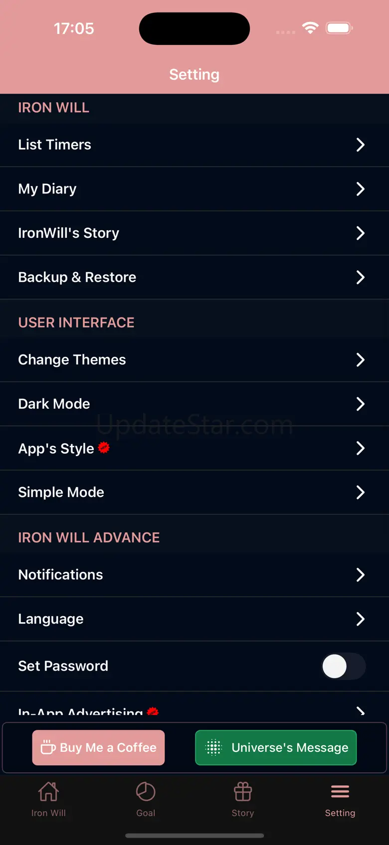 Iron Will: Quit your addiction 2.1.12