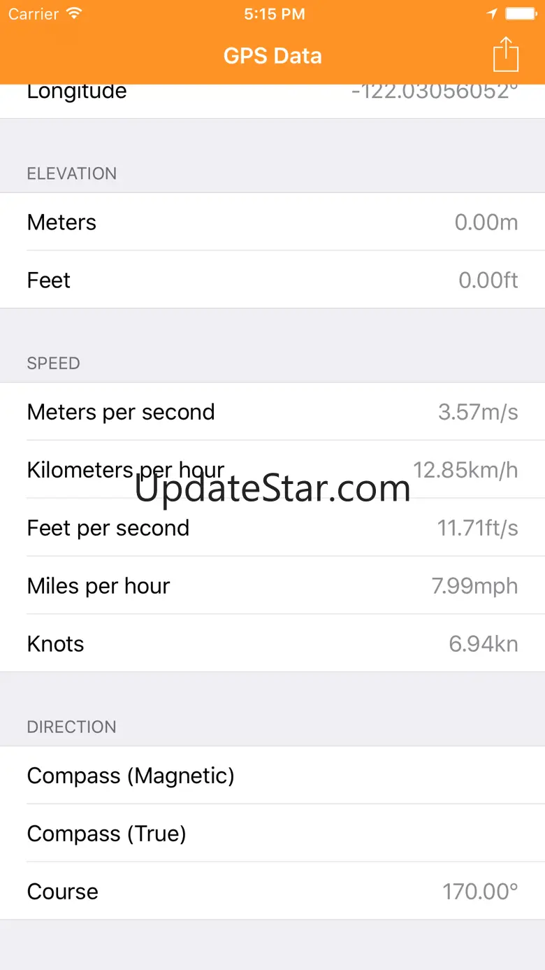 GPS Data – Coordinates & Speed 1.4.1
