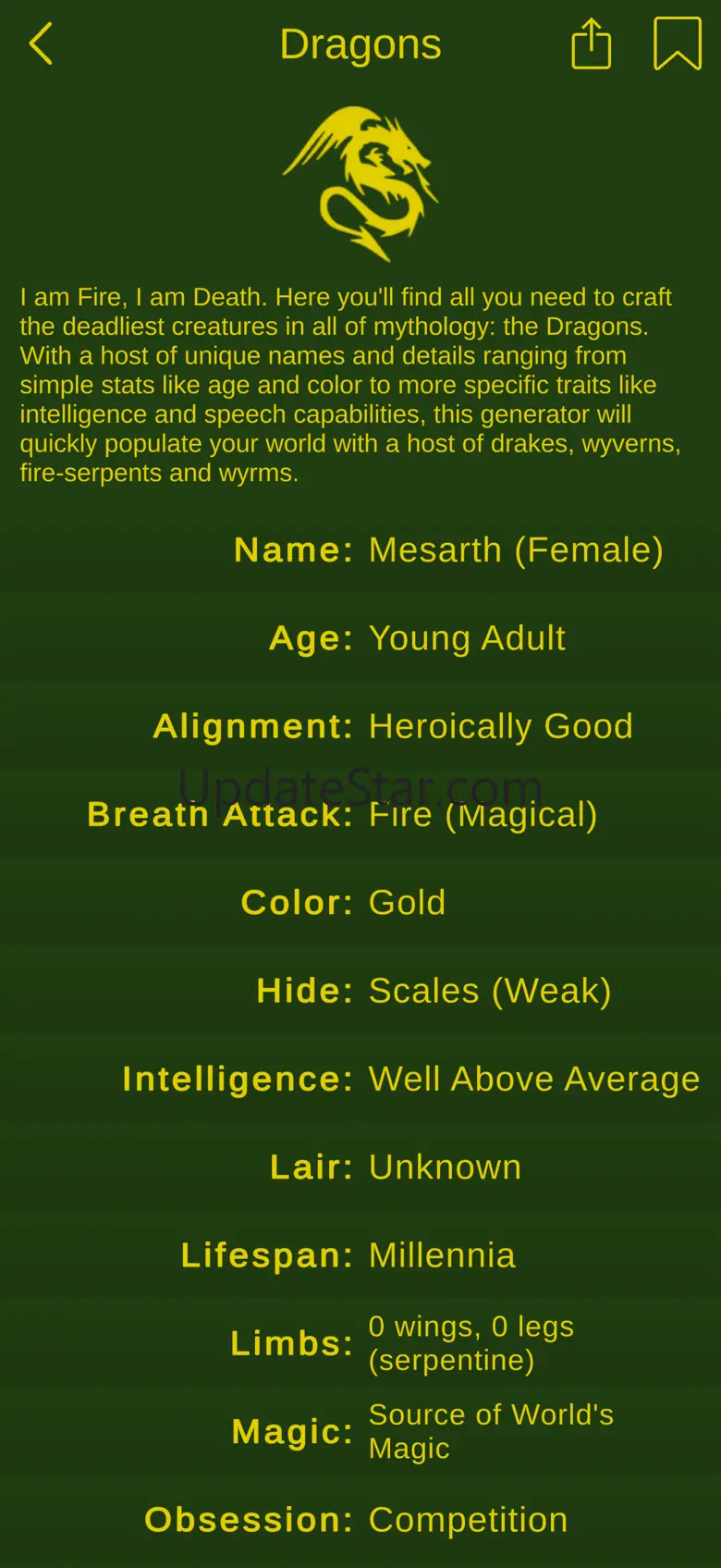 Characterize - Randomize Names 9.9